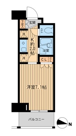 エコロジー東陽町の物件間取画像